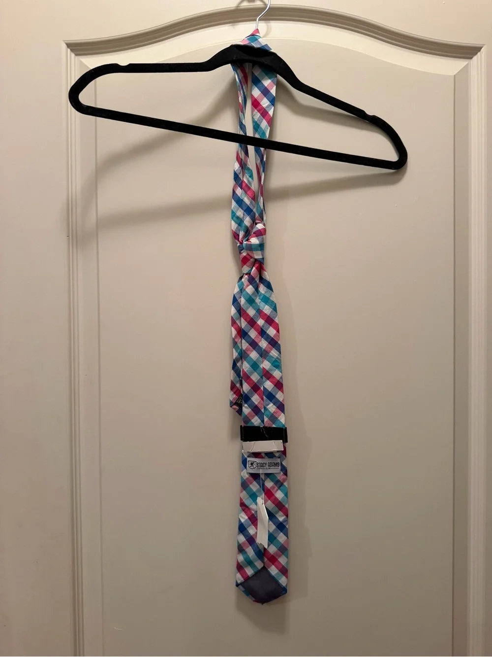 NWT Mens Stacy Adams Colorful Checkered Tie
